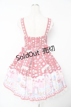 画像2: Angelic Pretty / Diner Dollジャンパースカート  赤 Y-25-11-24-090-AP-OP-SZ-ZY