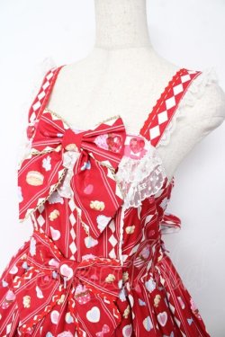 画像3: Angelic Pretty / Diner Dollジャンパースカート  赤 Y-25-11-24-090-AP-OP-SZ-ZY