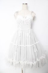 Angelic Pretty / Marquiseジャンパースカート  グレー Y-25-11-24-091-AP-OP-SZ-ZY