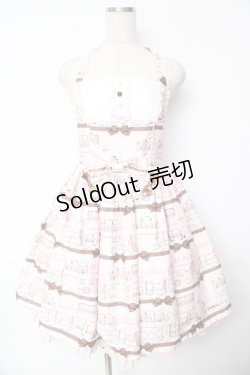 画像1: Angelic Pretty / Promenade de Paris ホルターネックジャンパースカート  ピンク Y-25-11-24-092-AP-OP-SZ-ZY