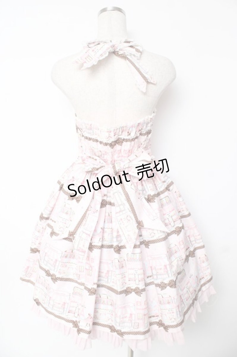 画像2: Angelic Pretty / Promenade de Paris ホルターネックジャンパースカート  ピンク Y-25-11-24-092-AP-OP-SZ-ZY (2)