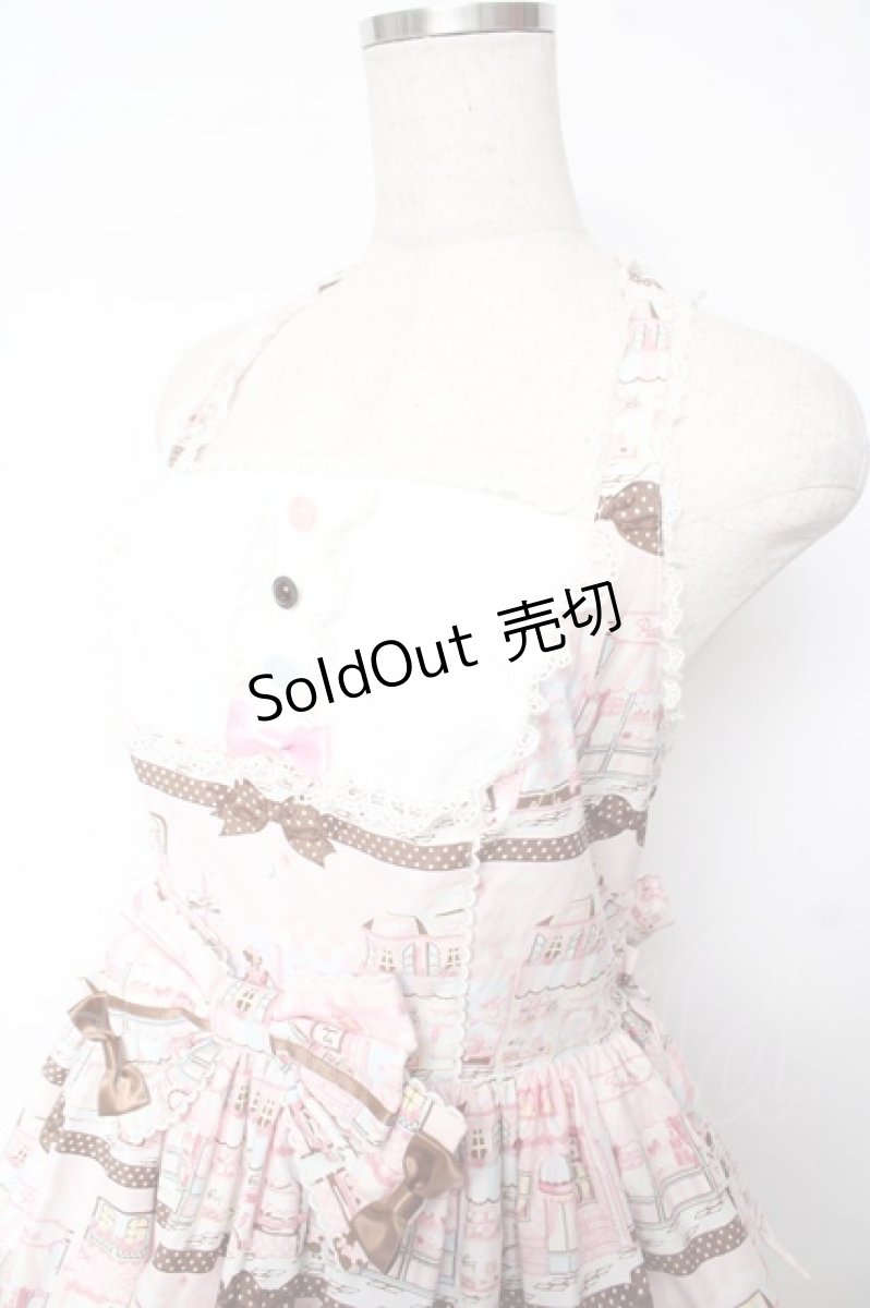 画像3: Angelic Pretty / Promenade de Paris ホルターネックジャンパースカート  ピンク Y-25-11-24-092-AP-OP-SZ-ZY (3)