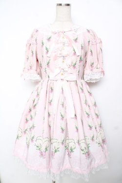 画像1: Angelic Pretty / すずらんBouquetワンピース  ピンク Y-25-11-24-093-AP-OP-SZ-ZY