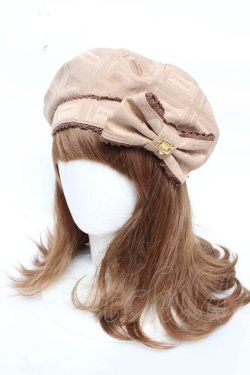 画像1: Angelic Pretty / Royal Chocolateベレー  ブラウン Y-25-11-24-011-AP-AC-SZ-ZY