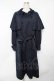 画像1: axes femme / 刺繍ケープトレンチコート M 紺 Y-25-11-24-095-AX-CO-SZ-ZY (1)