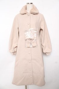 m petit by misako / AM*リボンコート S 中薄橙 Y-25-11-24-099-LO-JA-SZ-ZY