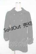 MILK / ハートピーコート  ブラック Y-25-11-24-102-ML-CO-SZ-ZY
