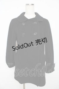MILK / ハートピーコート  ブラック Y-25-11-24-102-ML-CO-SZ-ZY