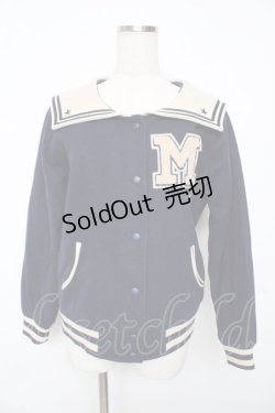 画像1: F i.n.t / セーラー衿Mワッペンブルゾン F ネイビー Y-25-11-24-106-CA-JA-SZ-ZI