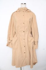 axes femme / バックプリーツロングモッズ M ベージュ Y-25-11-24-108-AX-CO-SZ-ZI