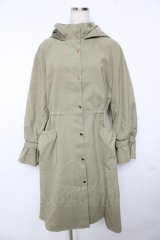 axes femme / バックプリーツロングモッズ M カーキ Y-25-11-24-109-AX-CO-SZ-ZI