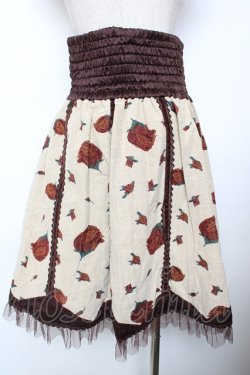 画像2: axes femme NOSTALGIE / バラゴブランハイウエストスカート M 生成り Y-25-11-24-111-AX-SK-SZ-ZY