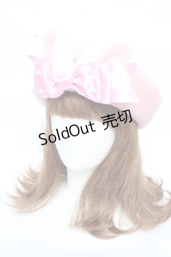 画像1: Angelic Pretty / きまぐれCatベレー  ピンク Y-25-11-24-012-AP-AC-SZ-ZY