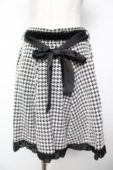 axes femme / チドリ柄カットスカート M クロ Y-25-11-24-119-AX-SK-SZ-ZI