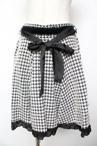 axes femme / チドリ柄カットスカート M クロ Y-25-11-24-119-AX-SK-SZ-ZI