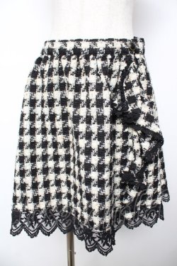 画像1: axes femme / バックティアードスカート M 黒 Y-25-11-24-120-AX-SK-SZ-ZY