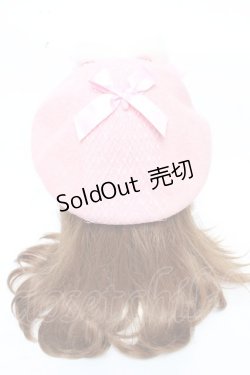 画像3: Angelic Pretty / きまぐれCatベレー  ピンク Y-25-11-24-012-AP-AC-SZ-ZY