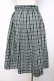 画像2: Fi.n.t / フロント釦ミドル丈チェックスカート F グリーン Y-25-11-24-121-CA-SK-SZ-ZY (2)