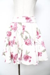 mille fille closet by LODISPOTTO / ロイヤルビッグローズスカート M アイボリー Y-25-11-24-122-LO-SK-SZ-ZY