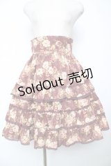 Innocent World / ローズコーデュロイスカート  ピンク Y-25-11-24-124-IW-SK-SZ-ZY