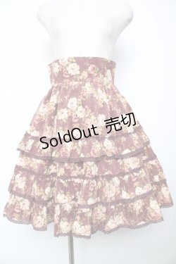 画像1: Innocent World / ローズコーデュロイスカート  ピンク Y-25-11-24-124-IW-SK-SZ-ZY