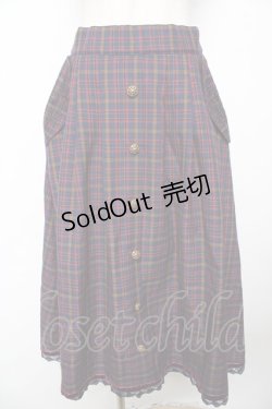 画像1: axes femme / HOUSEofTARTANコラボ/タータンチェックスカート M コン Y-25-11-24-125-AX-SK-SZ-ZY