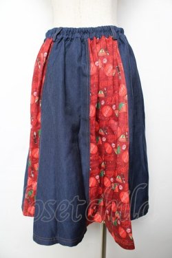 画像2: axes femme POETIQUE / コカコーラ切替スカート M 赤 Y-25-11-24-129-AX-SK-SZ-ZY