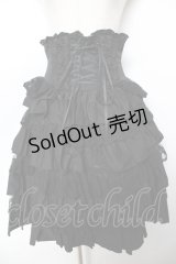 ATELIER PIERROT / Layered Petals Corset Skirt  ブラック Y-25-11-24-131-EL-SK-SZ-ZY