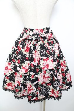 画像2: BABY, THE STARS SHINE BRIGHT / シュガーブーケスカート  黒 Y-25-11-24-132-BA-SK-SZ-ZY