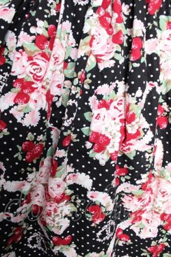 画像3: BABY, THE STARS SHINE BRIGHT / シュガーブーケスカート  黒 Y-25-11-24-132-BA-SK-SZ-ZY