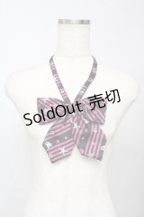 PEACE NOW / リボンタイ  ピンク Y-25-11-24-018-PU-ZA-SZ-ZY