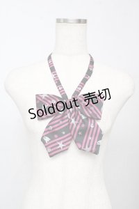 PEACE NOW / リボンタイ  ピンク Y-25-11-24-018-PU-ZA-SZ-ZY