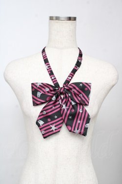 画像1: PEACE NOW / リボンタイ  ピンク Y-25-11-24-018-PU-ZA-SZ-ZY