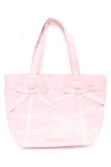 m petit by misako / NINA’Sコラボリボントートバッグ  中桃 Y-25-11-24-024-LO-BG-SZ-ZY