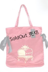 Maison de FLEUR / HEARTSLABYUL/ダブルトートバッグ F レッド Y-25-11-24-026-LO-BG-SZ-ZY