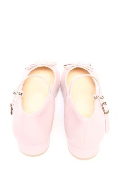 画像3: F&A / ストラップ付きリボンバレエシューズ M ピンク Y-25-11-24-028-LO-SH-SZ-ZY