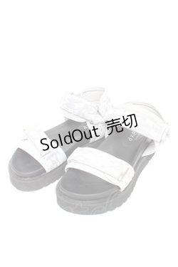 画像1: 【SALE】axes femme / レース重ねベルトスポサン S グレー Y-25-11-24-030-AX-SH-SZ-ZTK001