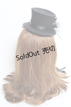 画像3: Moi-meme-Moitie / メタルエンブレムミニハット  ブラック Y-25-11-26-026-MO-AC-SZ-ZY