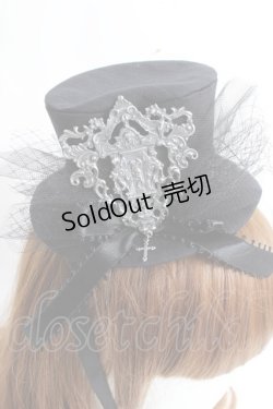 画像5: Moi-meme-Moitie / メタルエンブレムミニハット  ブラック Y-25-11-26-026-MO-AC-SZ-ZY