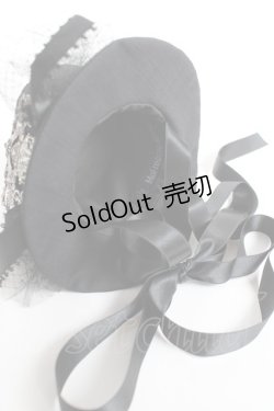 画像6: Moi-meme-Moitie / メタルエンブレムミニハット  ブラック Y-25-11-26-026-MO-AC-SZ-ZY