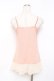 画像3: axes femme / /レースリボンキャミソール M 淡ピンク Y-25-11-26-027-AX-TO-SZ-ZY (3)