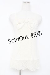 axes femme / /レースリボンキャミソール M 生成り Y-25-11-26-028-AX-TO-SZ-ZY