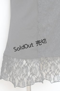 画像5: axes femme / /レースリボンキャミソール M 黒 Y-25-11-26-029-AX-TO-SZ-ZY