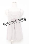 axes femme / はしごレースリボンキャミソール M ラベンダー Y-25-11-26-030-AX-TO-SZ-ZY