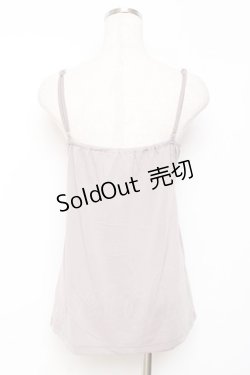 画像2: axes femme / はしごレースリボンキャミソール M ラベンダー Y-25-11-26-030-AX-TO-SZ-ZY