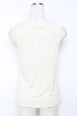 画像2: axes femme / ガーデンフリルレースタンク M 生成り Y-25-11-26-033-AX-TO-SZ-ZY