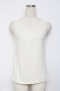axes femme / バラレース使いフライスタンク M 生成り Y-25-11-26-034-AX-TO-SZ-ZY