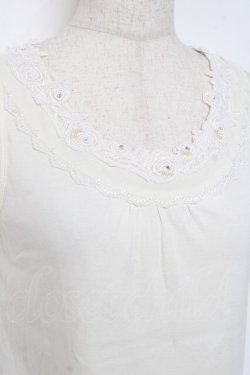 画像3: axes femme / バラレース使いフライスタンク M 生成り Y-25-11-26-034-AX-TO-SZ-ZY