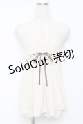 axes femme / はしごレースリボンキャミソール M 生成り Y-25-11-26-035-AX-TO-SZ-ZY