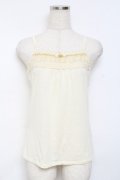 axes femme / レース×ビジューキャミ M 生成り Y-25-11-26-039-AX-TO-SZ-ZY